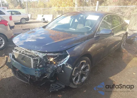 2022 Chevrolet Malibu Lt из США, поврежденный, VIN 1G1ZD5ST8NF183516